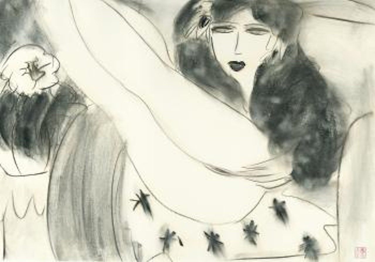 Untitled - Zonder titel by Walasse Ting