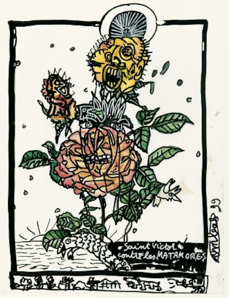 Saint-Victor contre les Matamores ,
1999 by Robert Combas