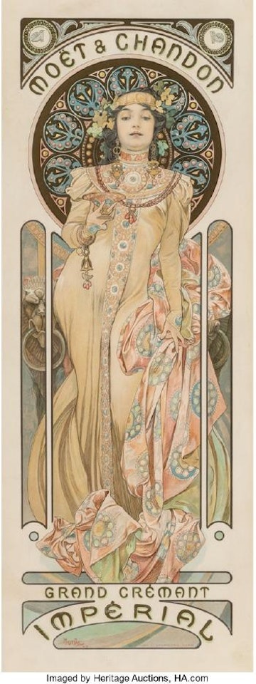 Moët & Chandon: Grand Crémant Impérial by Alphonse Mucha
