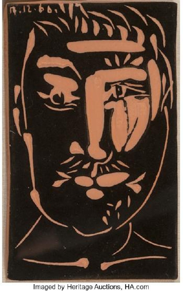 Visage d'homme by Pablo Picasso