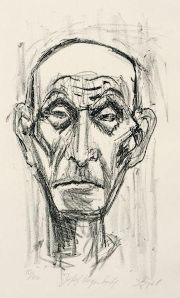 Josef Hegenbarth I (von vorn) by Otto Dix