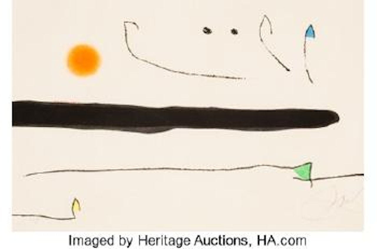 Untitled, pl. 1, from Le marteau sans maître by Joan Miró