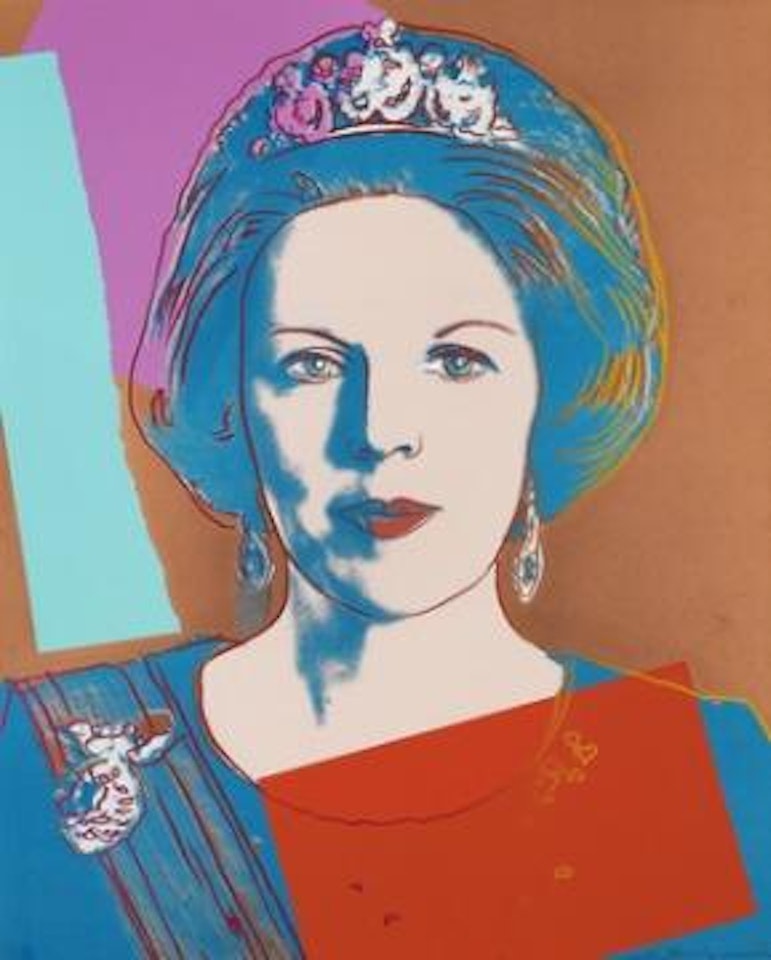 Queen Beatrix of the Netherlands by Andy Warhol