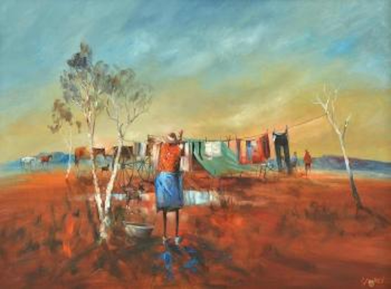 The drover's missus by Hugh Sawrey