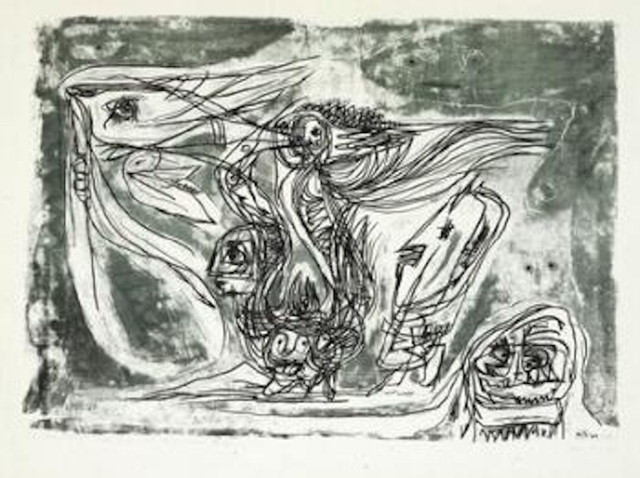 Les Sables d'Or, Tunisia (Souvenir) by Asger Jorn