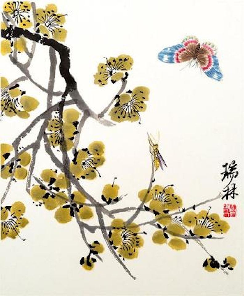 Adoring silence - Flower, grass and meticulous insects by Qi Baishi