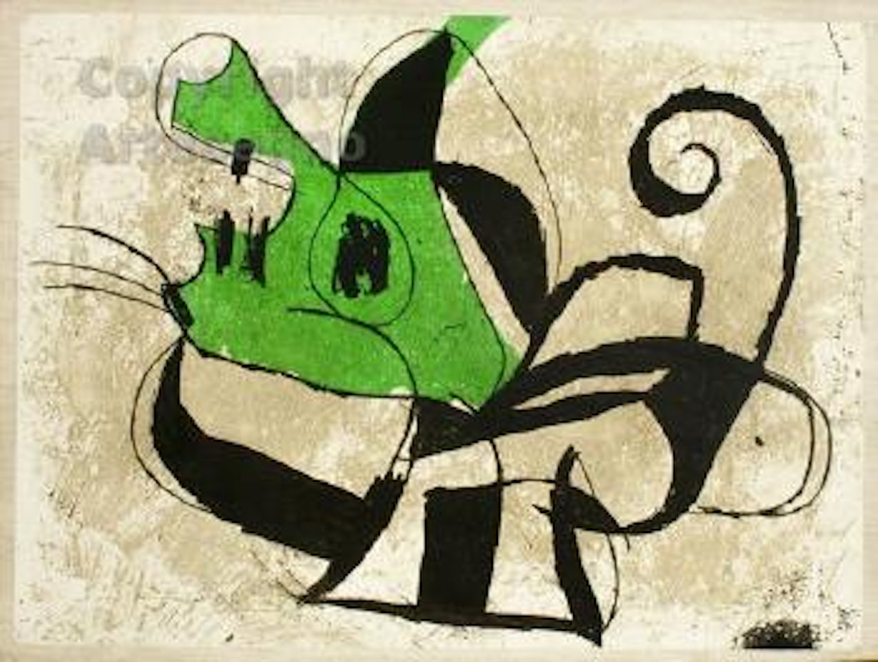 La commedia dell’arte I by Joan Miró