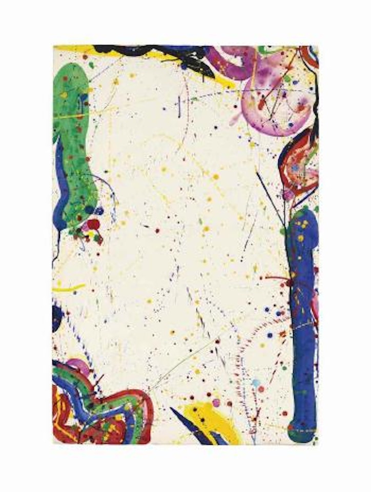 Bright Ring Drawing by Sam Francis