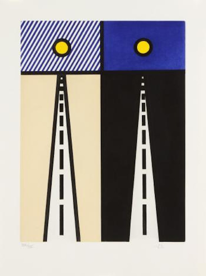 O.T. (Highway) by Roy Lichtenstein