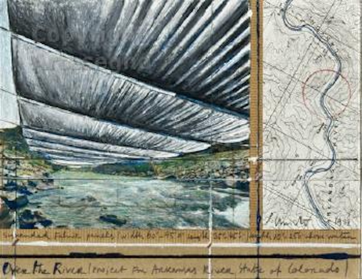 Over the river, project for the Arkansas river, state of Colorado by Christo