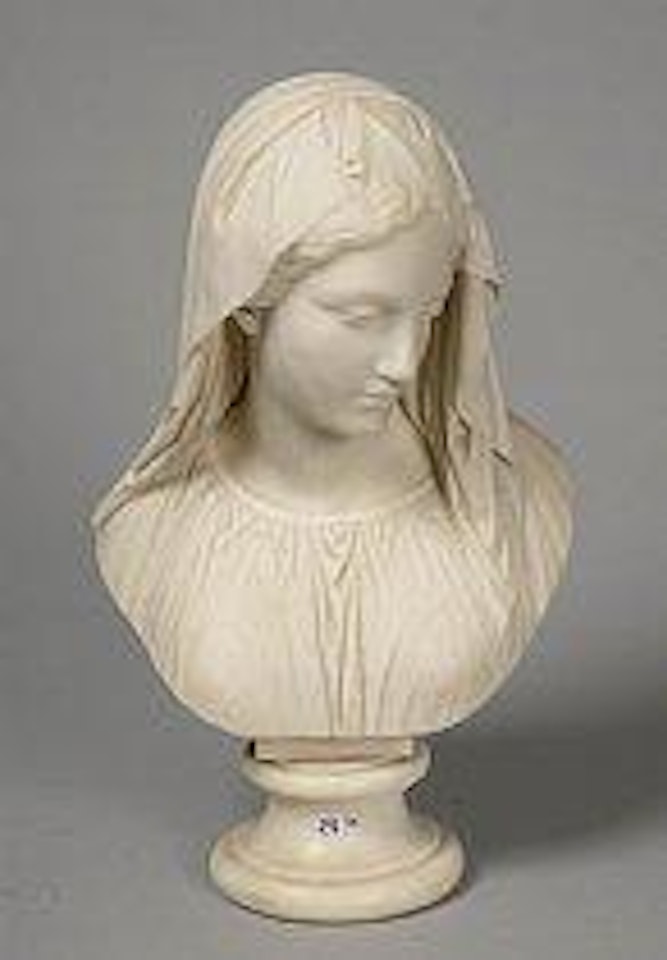 Buste de jeune fille voilée by Giovanni Maria Benzoni