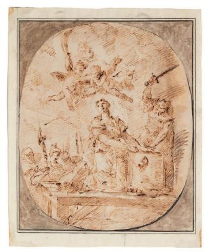 Le martyre de sainte Eurosie by Gaspare Diziani