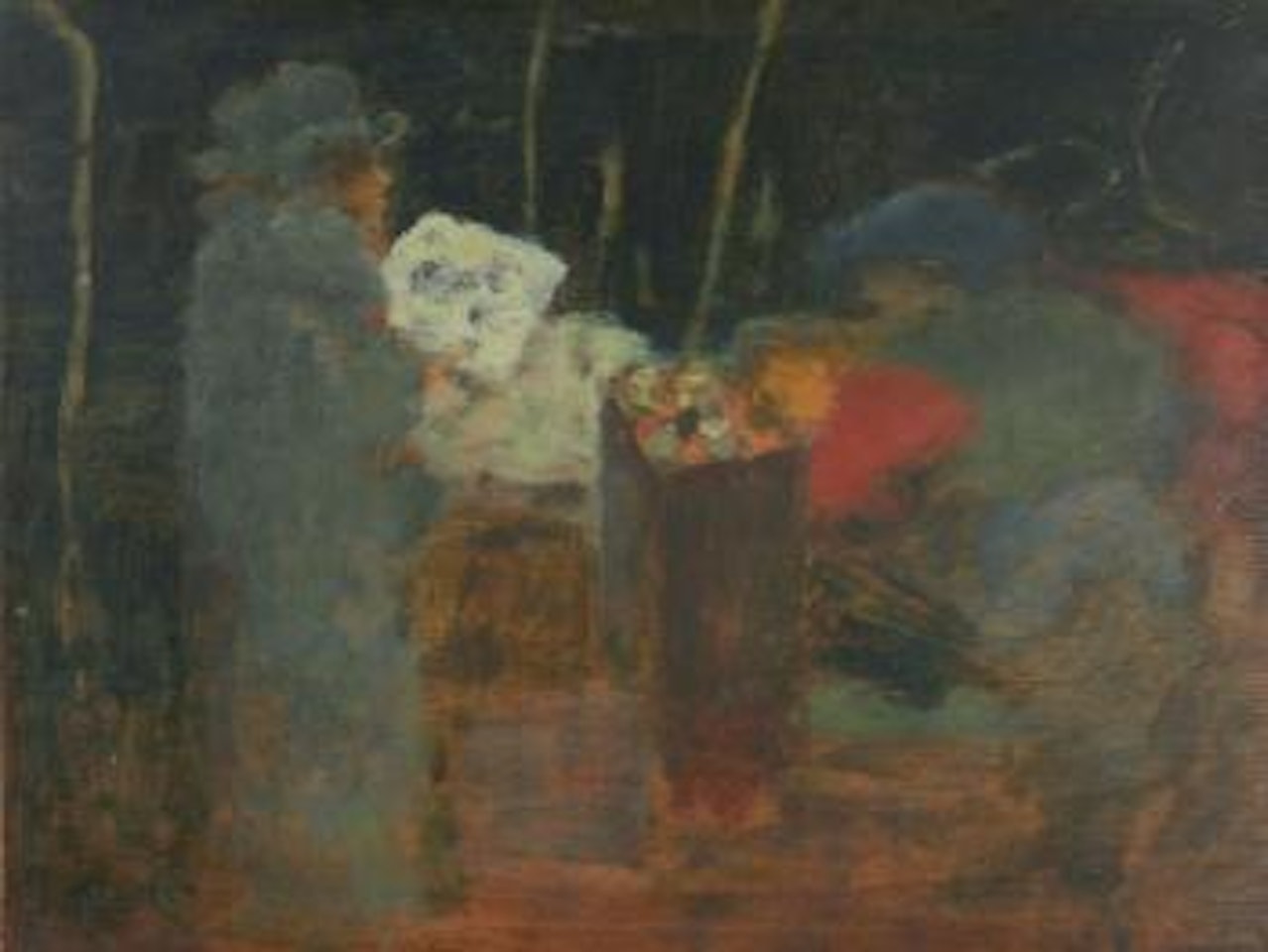 Personnage dans la rue by Pierre Bonnard