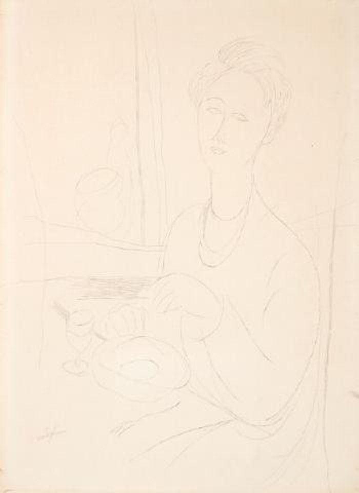 Le déjeuner by Amedeo Modigliani