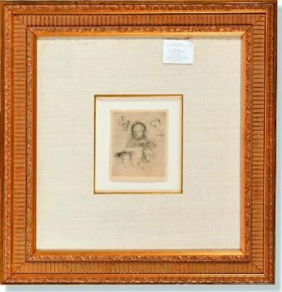 Studies of the head of Saskia and others by Attributed to Rembrandt Harmensz van Rijn