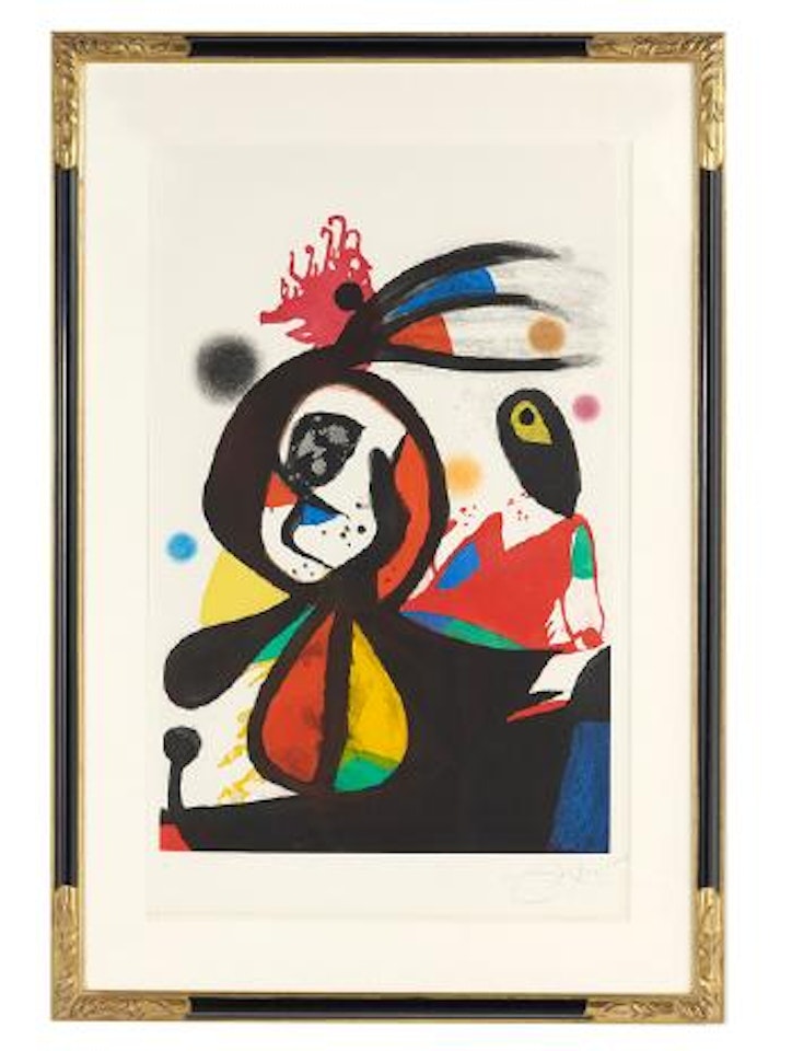 L'Aigrette Rouge by Joan Miró