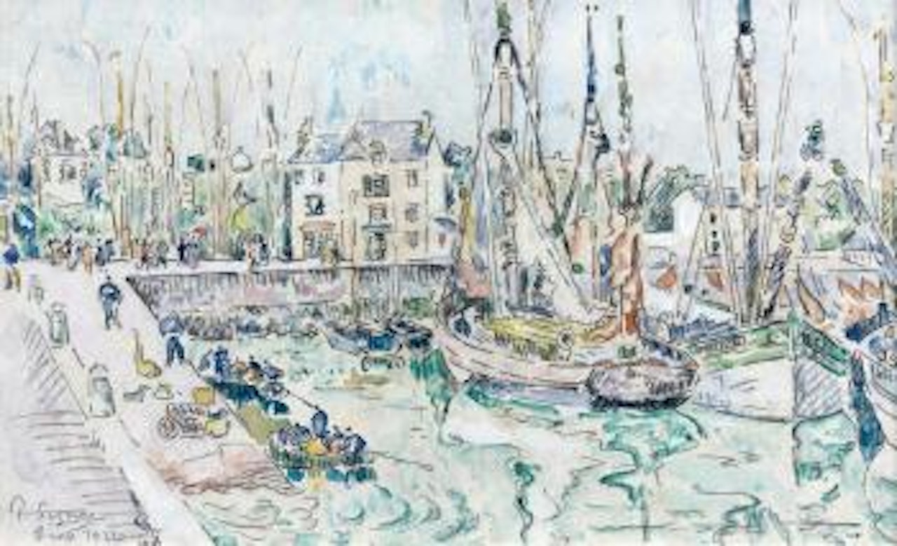 Le port de Groix by Paul Signac