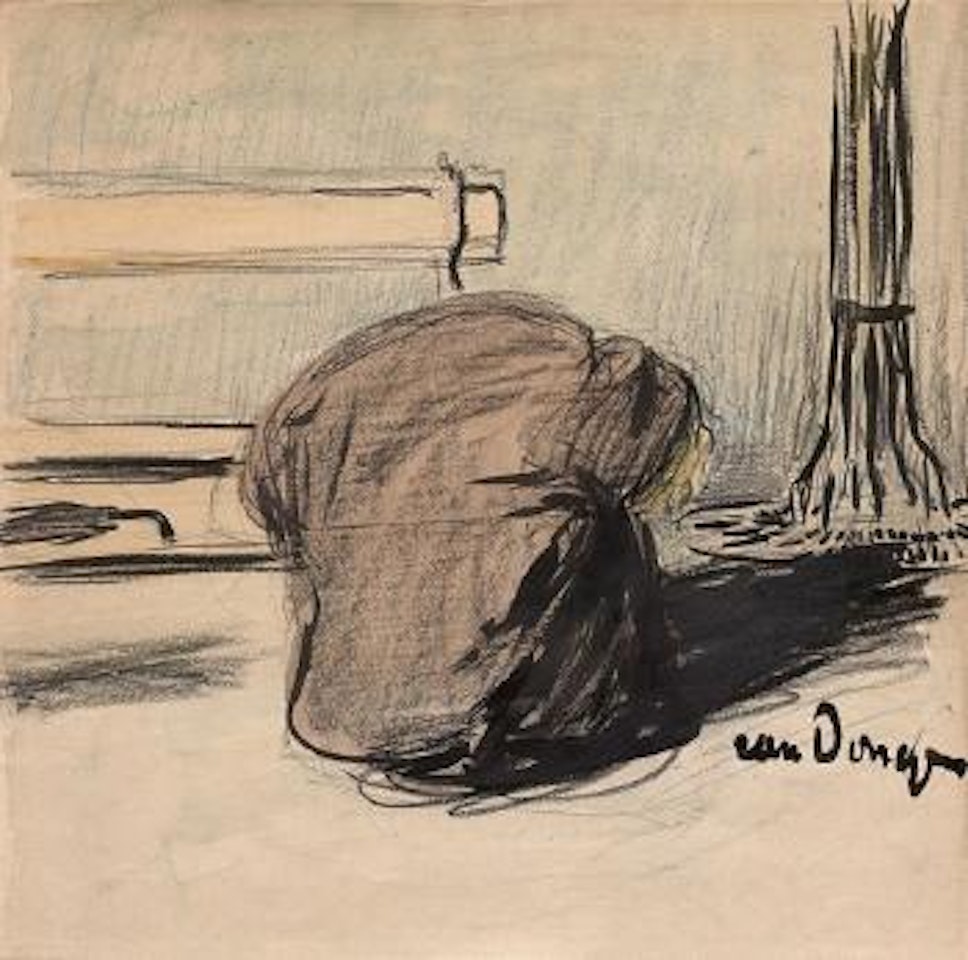 L'hiver étant venu, c'est fini, la chanson d'la marchande des quat’saisons! by Kees van Dongen