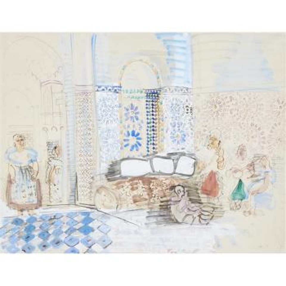 Chez Le Pacha by Raoul Dufy