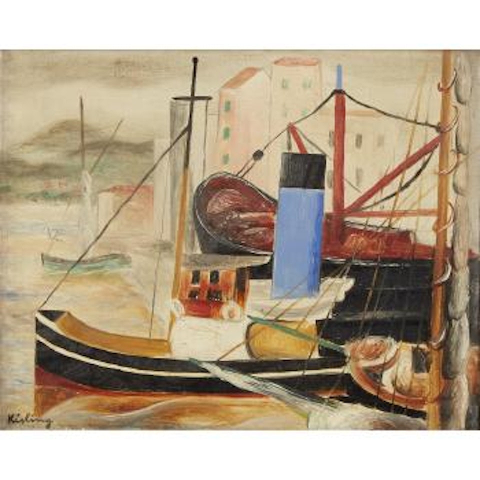 Le Port De Saint Tropez by Moïse Kisling