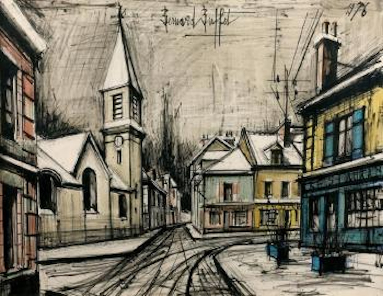 Viroflay sous la neige by Bernard Buffet