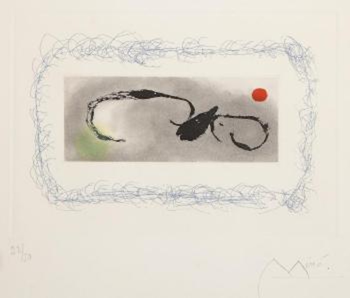 Plate 8 from Heraclitus of Ephesus by Joan Miró