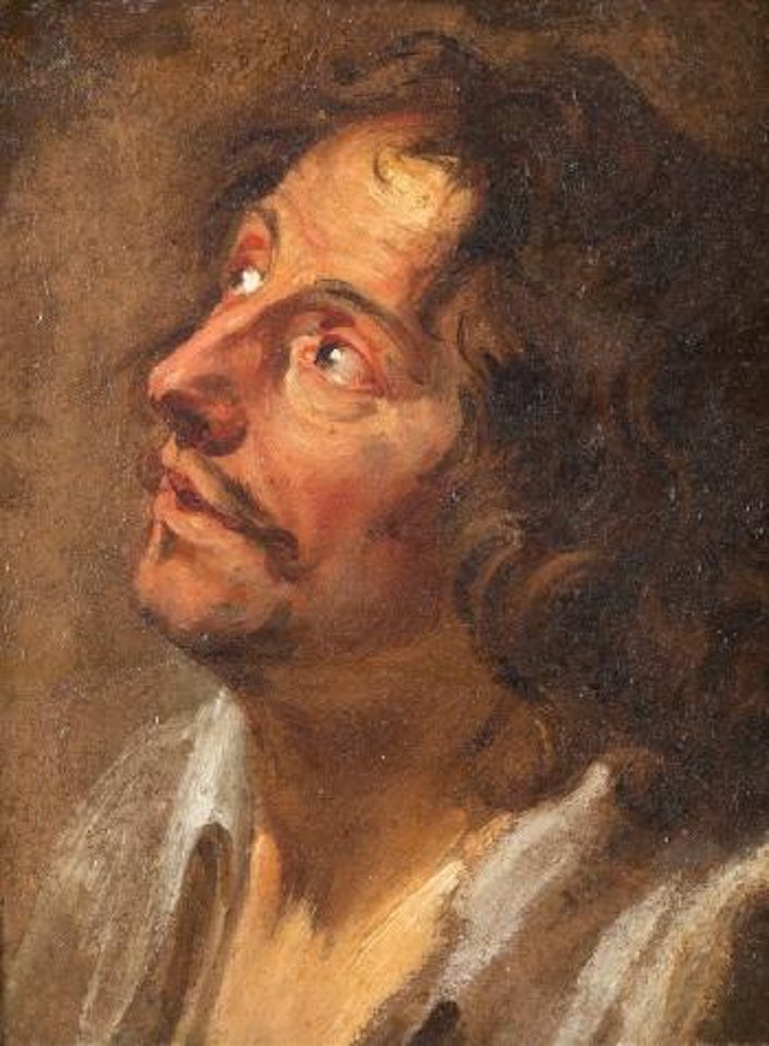 Kopfstudie des Herzog von Buckingham by Anthony van Dyck