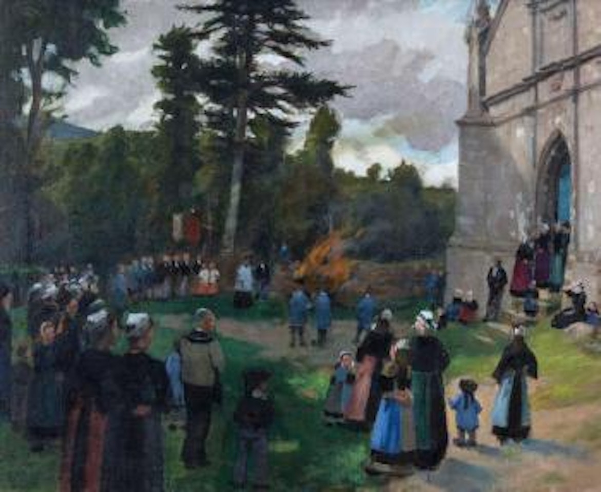 A Breton pardon by Norman Garstin
