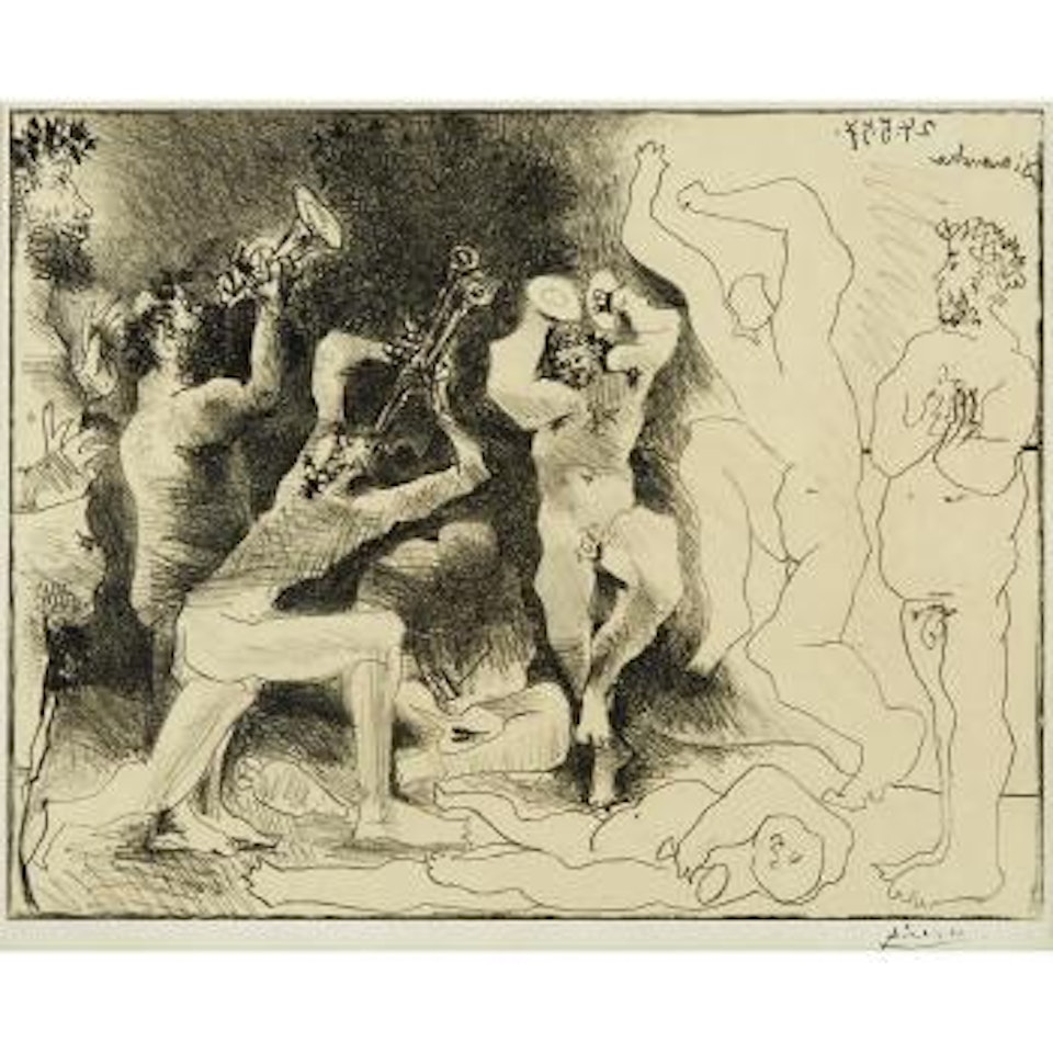 La Danse Des Faunes by Pablo Picasso