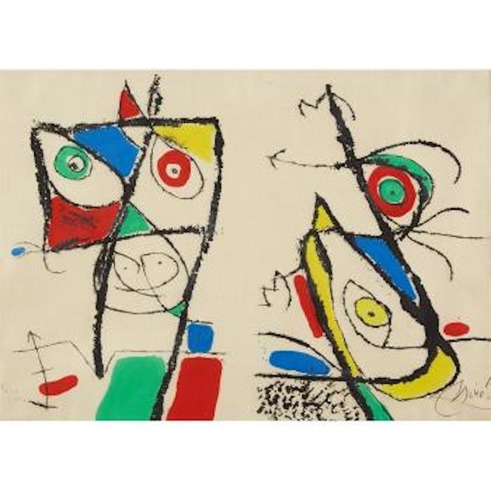 Le Courtisan Grotesque by Joan Miró