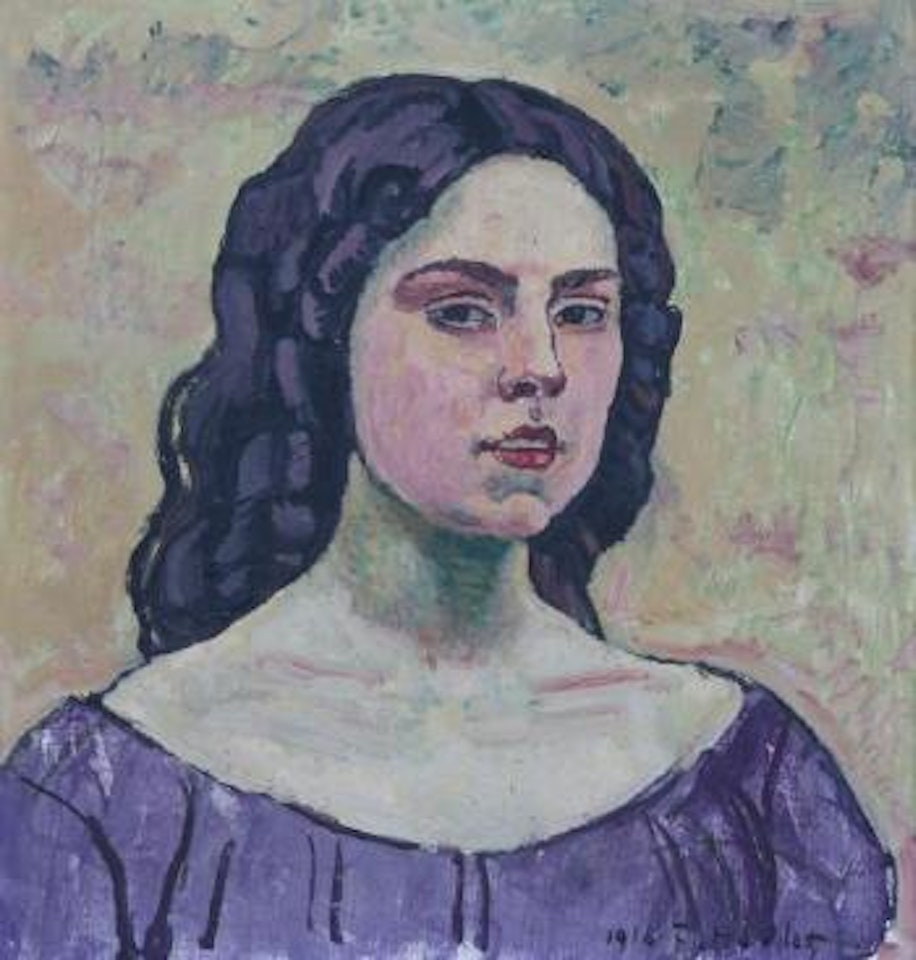 Portrait de Lina Crot by Ferdinand Hodler