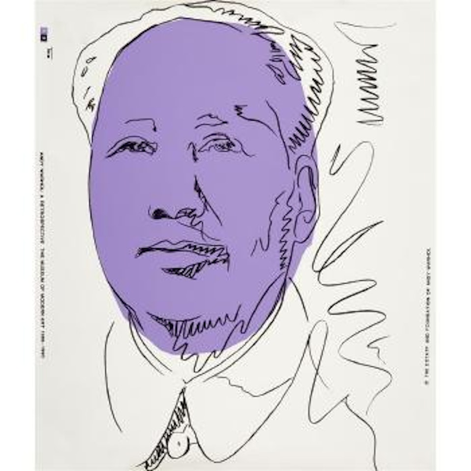 Mao (Wallpaper) by Andy Warhol