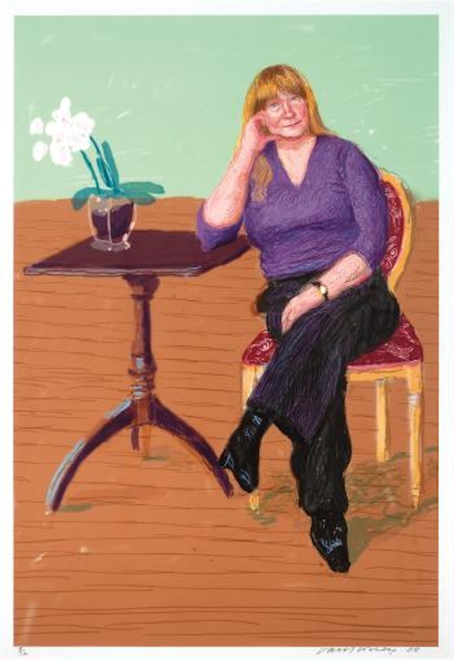 Dr. Elizabeth Barton by David Hockney