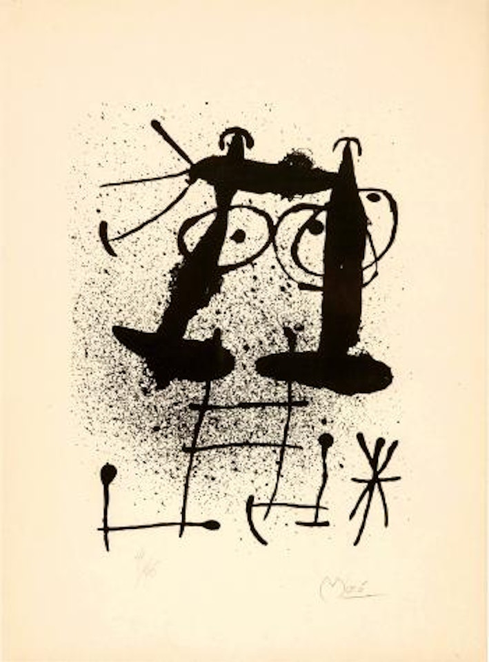 Silencio (from Hai-Ku) by Joan Miró