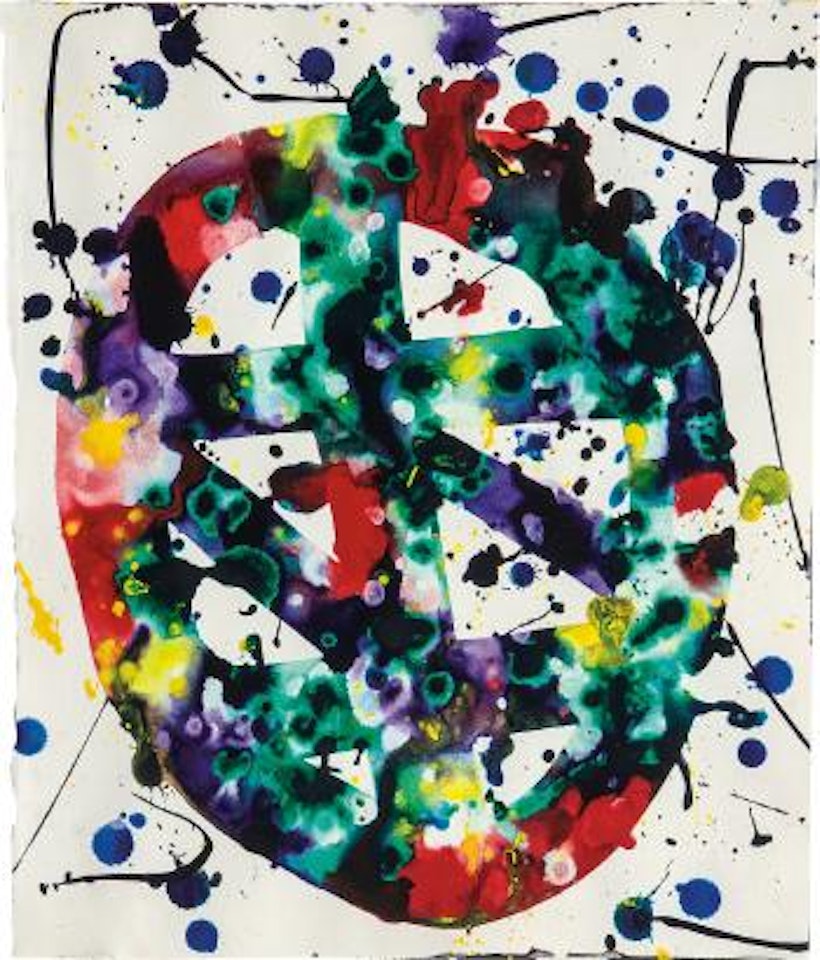 Untitled (Self-Portrait) (SF78-322) by Sam Francis