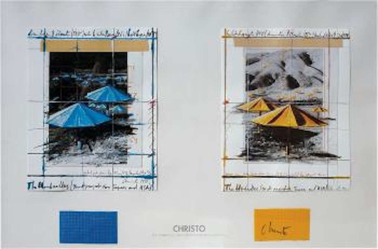 The Umbrellas, Joint Project for Japan and U.S.A. by Christo