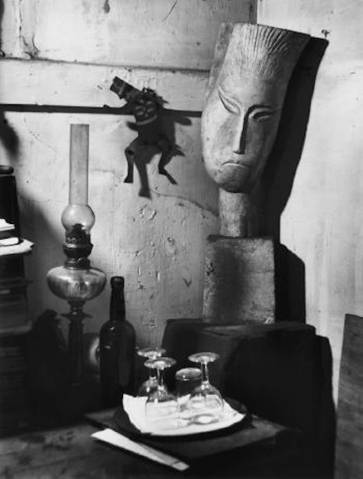 Ossip Zadkine's sculpture studio by André Kertész