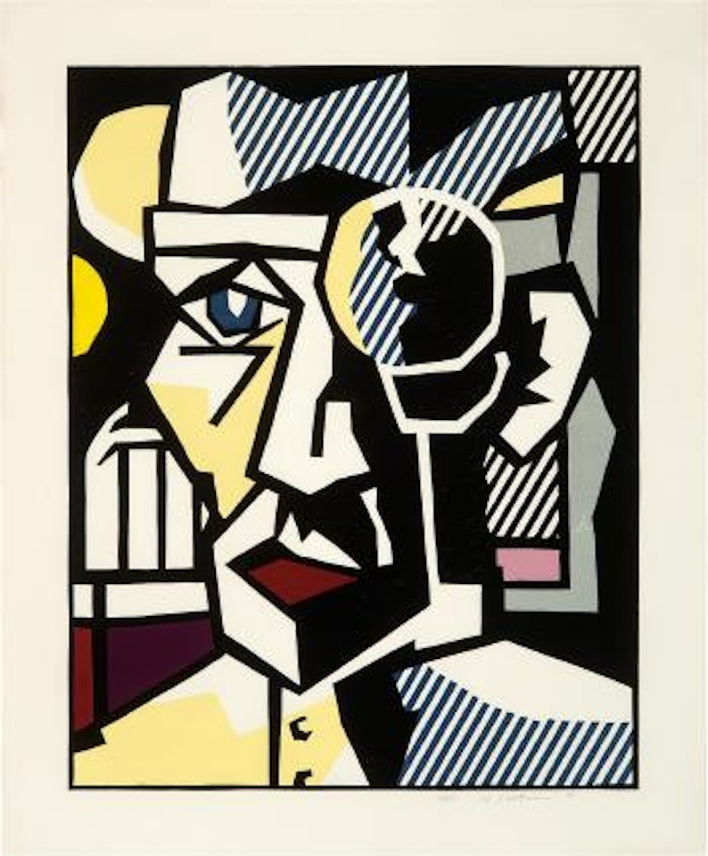 Dr. Waldmann (from Expressionist Woodcuts Series) by Roy Lichtenstein