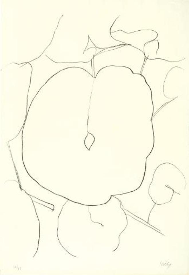 Melon Leaf (Feuille de Melon) (from Suite of Plant Lithographs) by Ellsworth Kelly