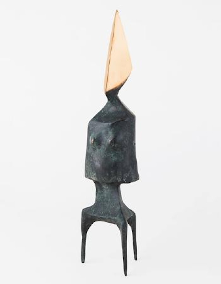 Pointed shiny girl by Lynn Chadwick