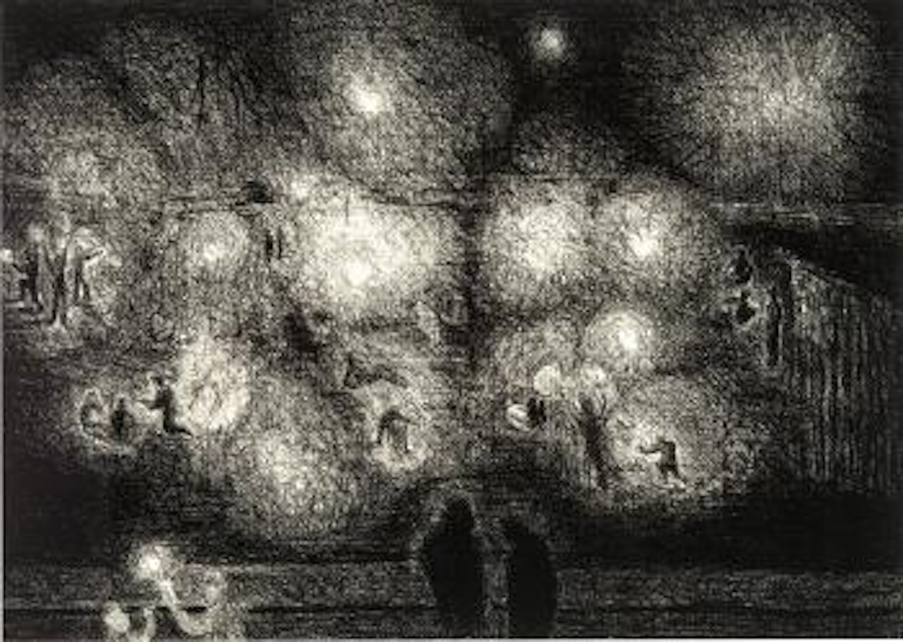 Earth: Fireworks by Jennifer Bartlett