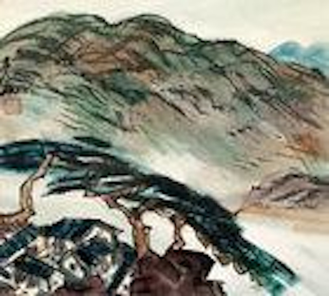 Dwelling with Pine by Lin Fengmian