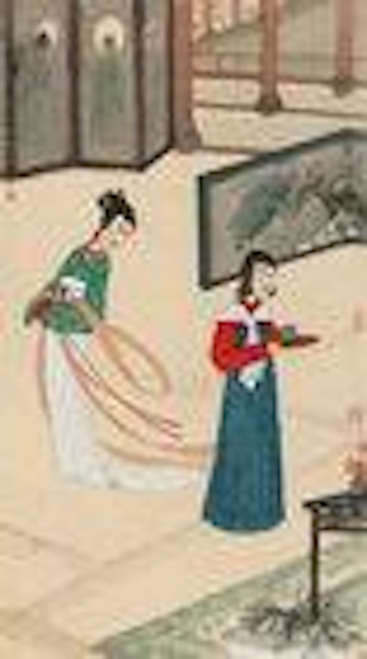 Singing Beauty by Fu Baoshi