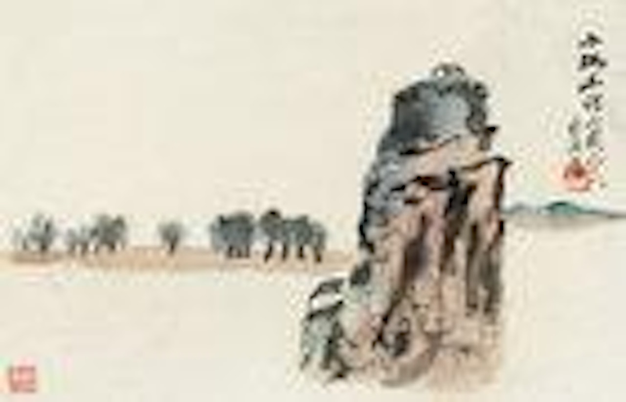 Xiaogu Mountain by Qi Baishi