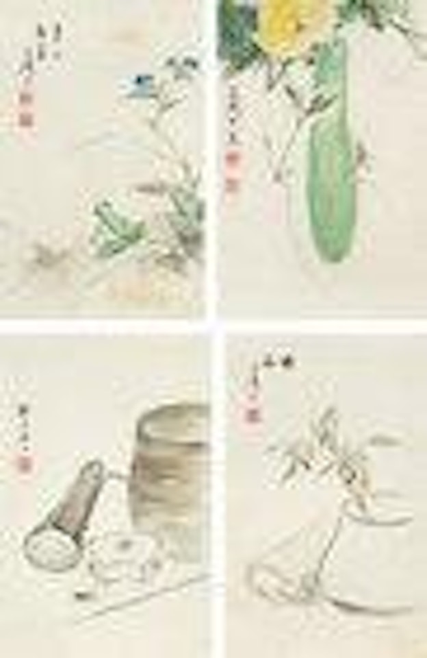 Flower and Bird by Wang Xuetao