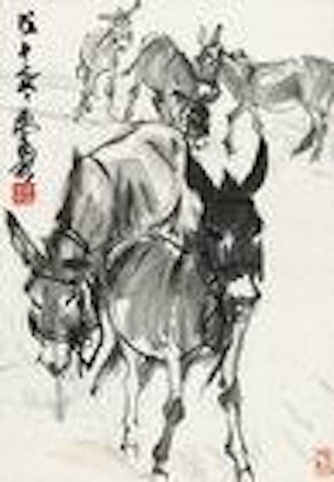 Five Donkeys by Huang Zhou