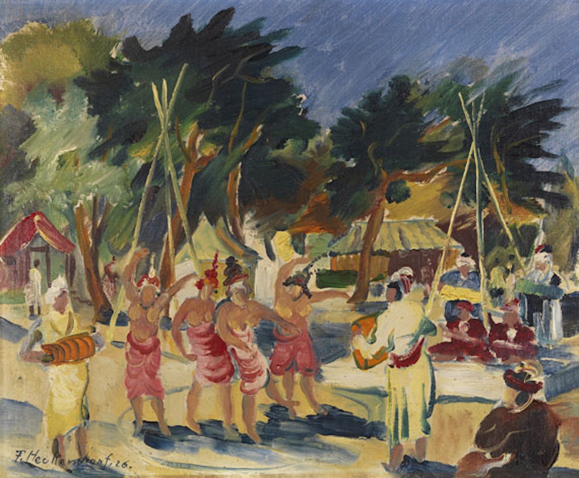 Südsee-Szene by Franz Heckendorf