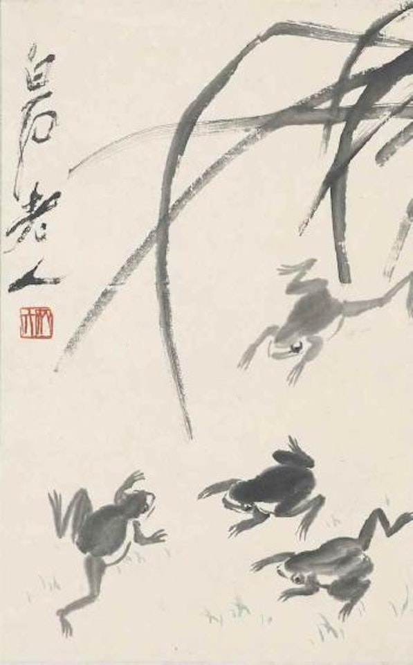 Frogs by Qi Baishi