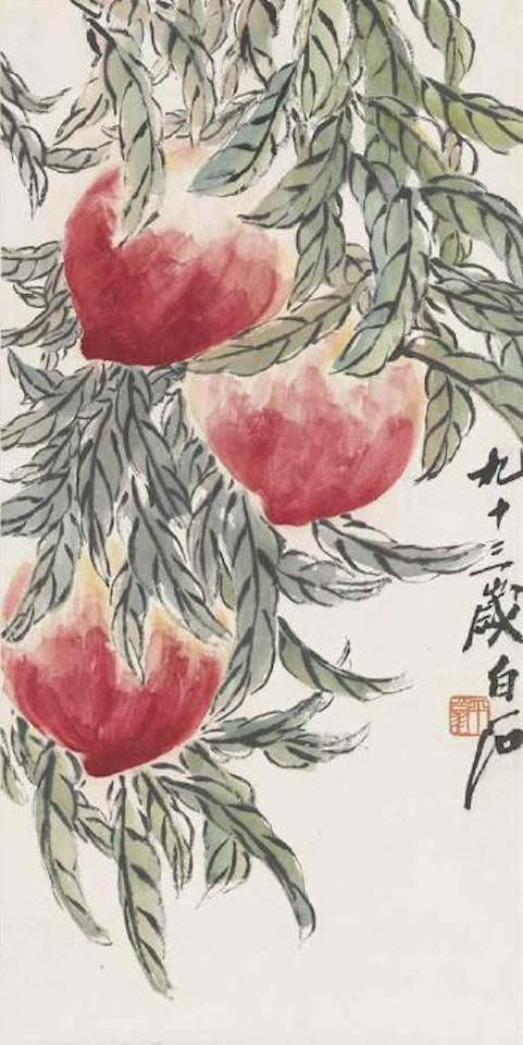 Peaches by Qi Baishi