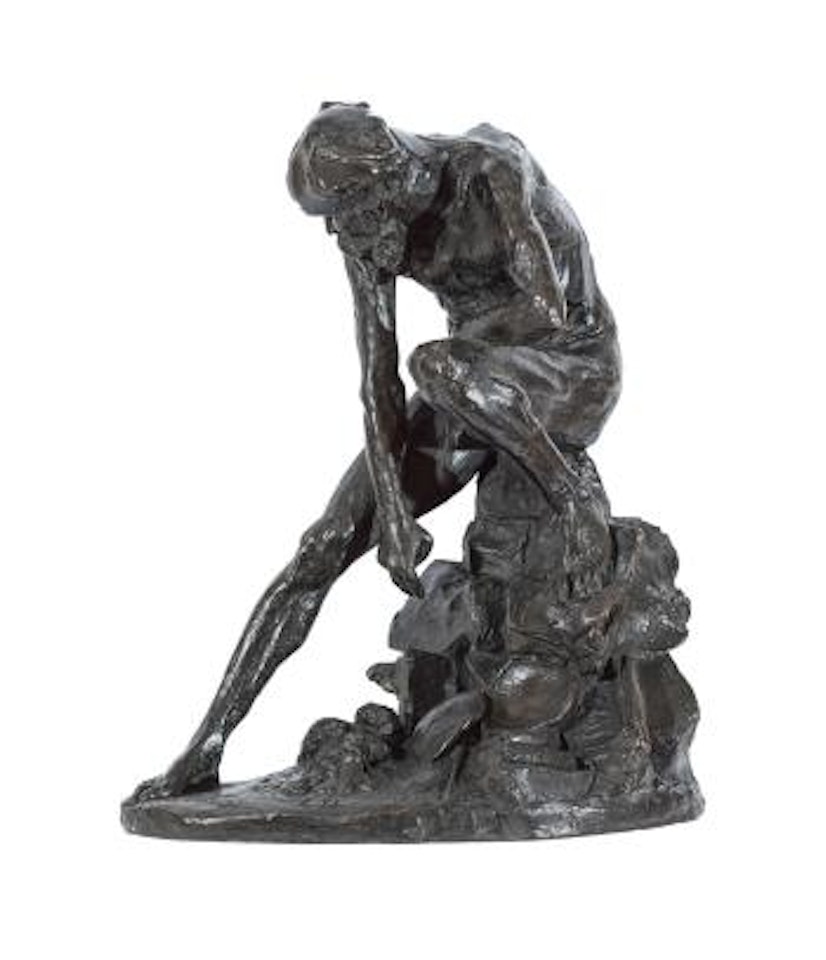 Allegorische Figur - Heraklit by Honoré Daumier